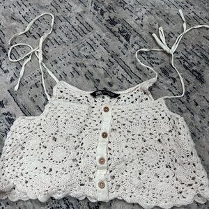 Zara knit crop top
